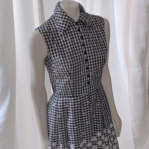 Henry-Lee gingham style vintage dress. Small